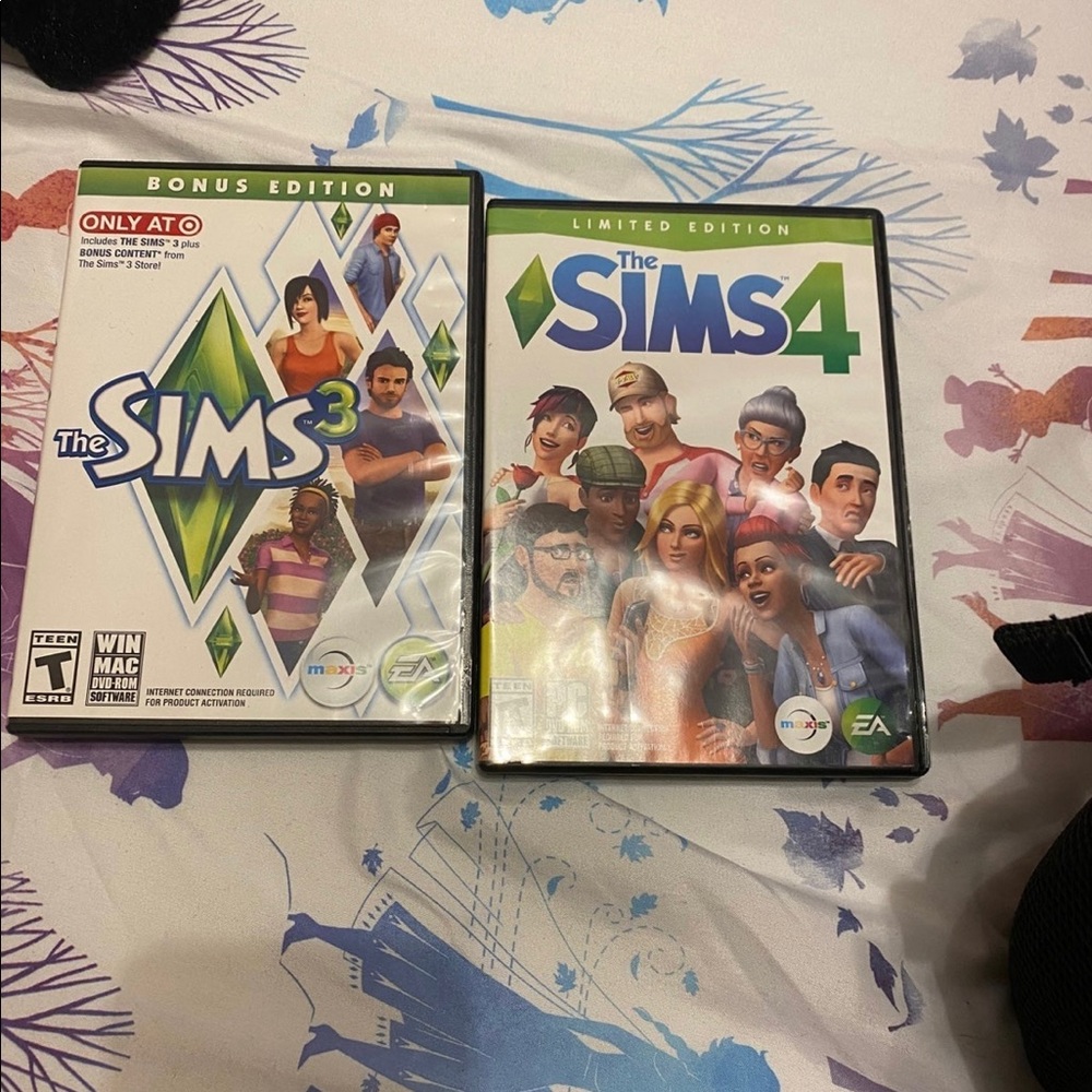 The Sims 3 and Sims 4
